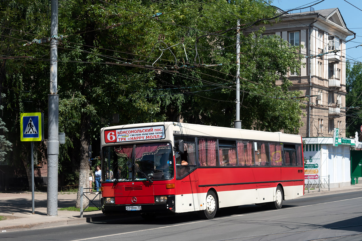 Саратовская область, Mercedes-Benz O405 № О 719 МК 33