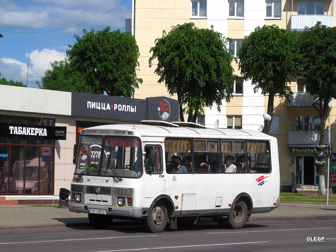 Витебская область, ПАЗ-32054 № АІ 1197-2