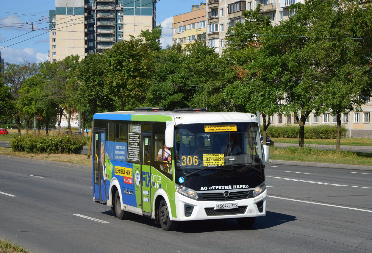 Санкт-Петербург, ПАЗ-320435-04 "Vector Next" № В 584 ХЕ 198