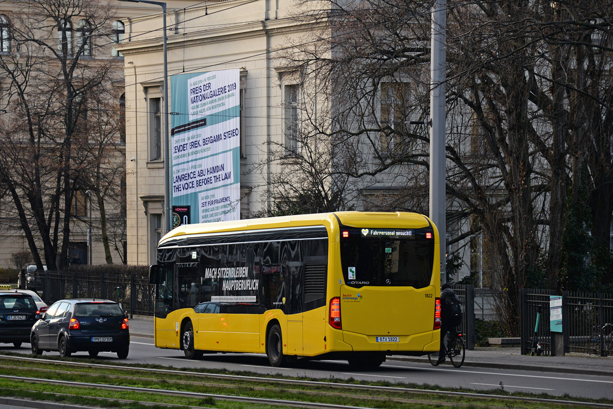 Берлин, Mercedes-Benz eCitaro № 1822