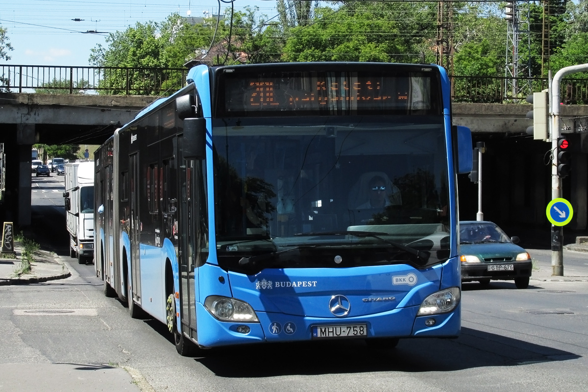 Венгрия, Mercedes-Benz Citaro C2 G № MHU-758