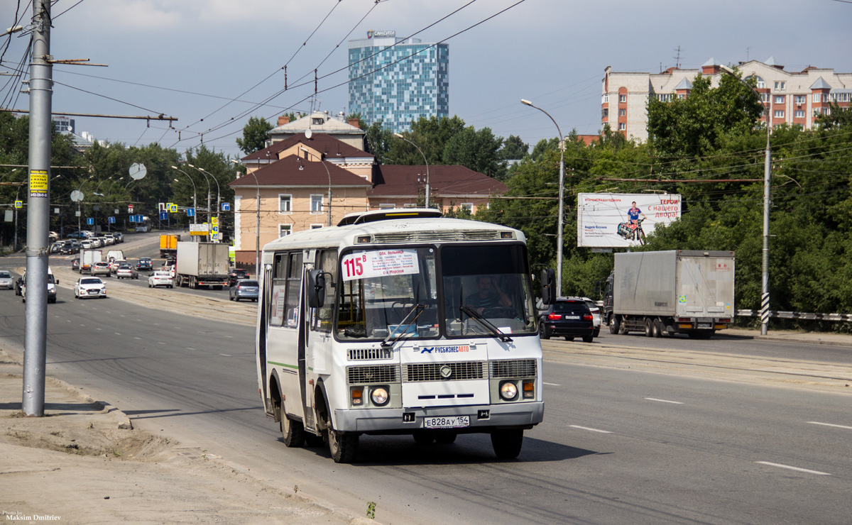 Новосибирская область, ПАЗ-32054 № Е 828 АУ 154