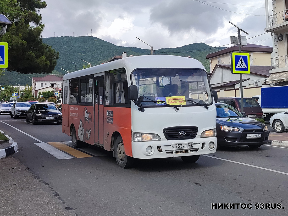 Краснодарский край, Hyundai County LWB C09 (ТагАЗ) № С 753 УЕ 123