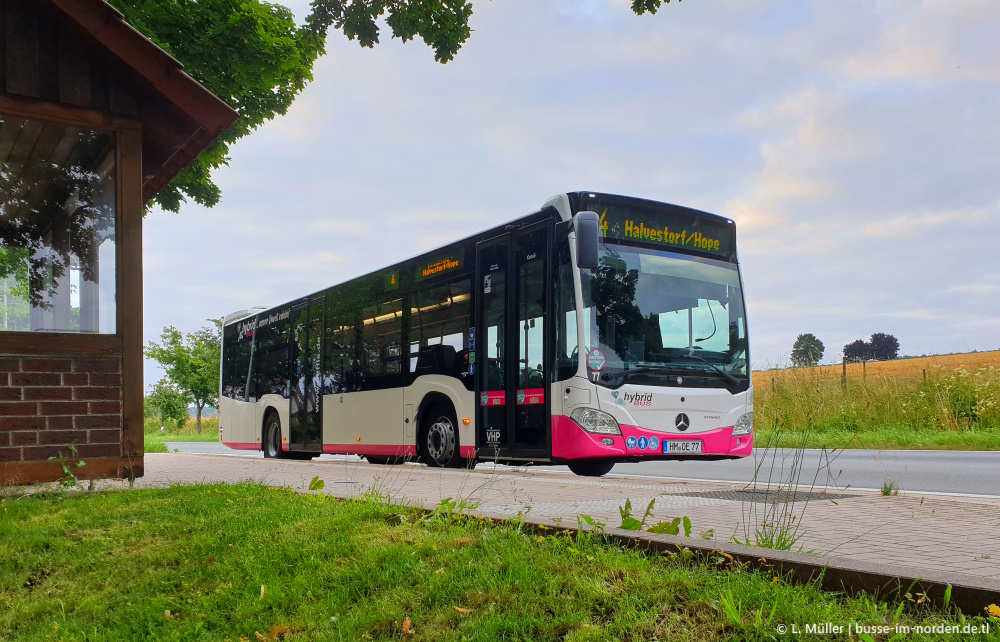 Нижняя Саксония, Mercedes-Benz Citaro C2 hybrid № 77