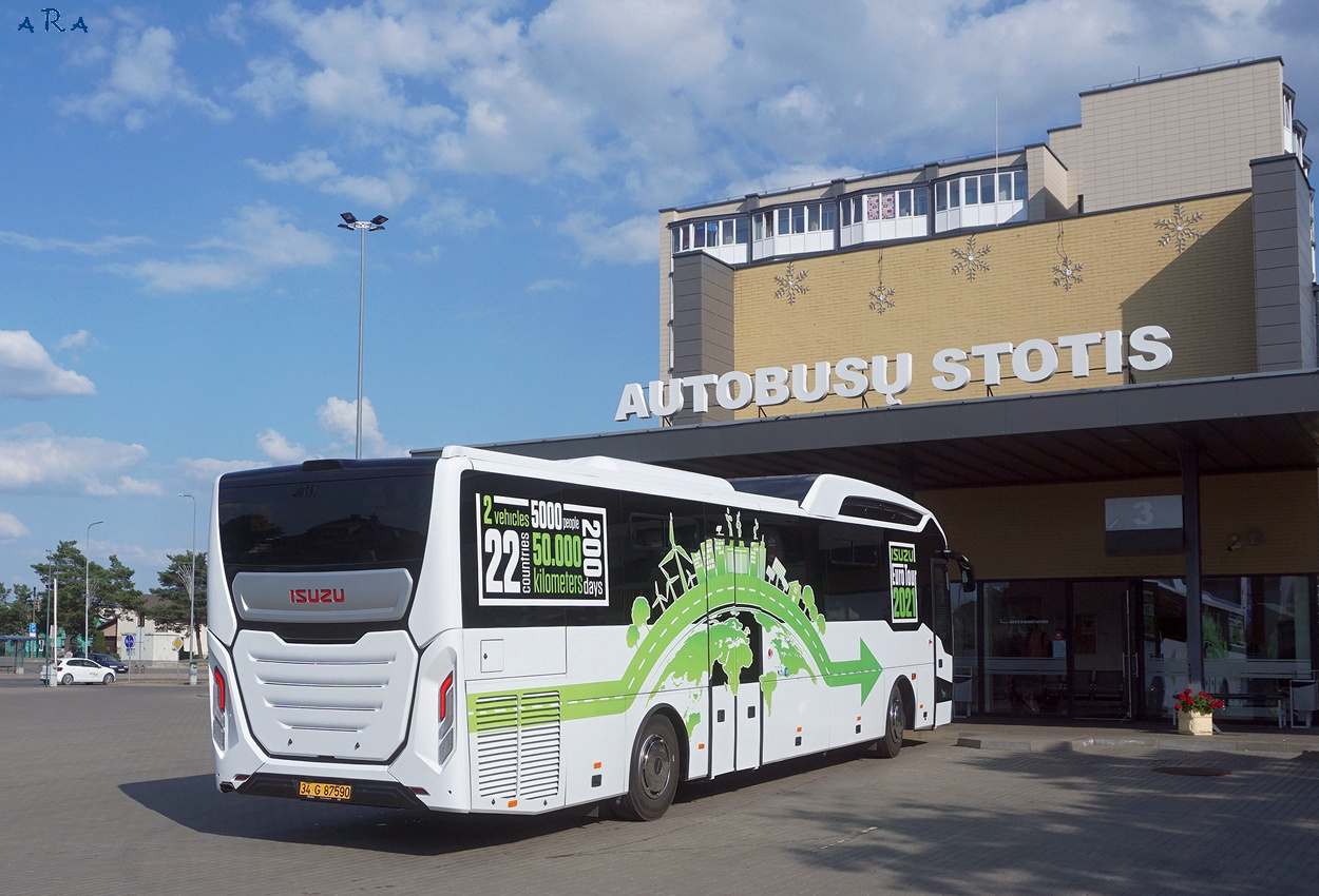 Литва, Anadolu Isuzu Interliner 13 CNG № 34 G 87590