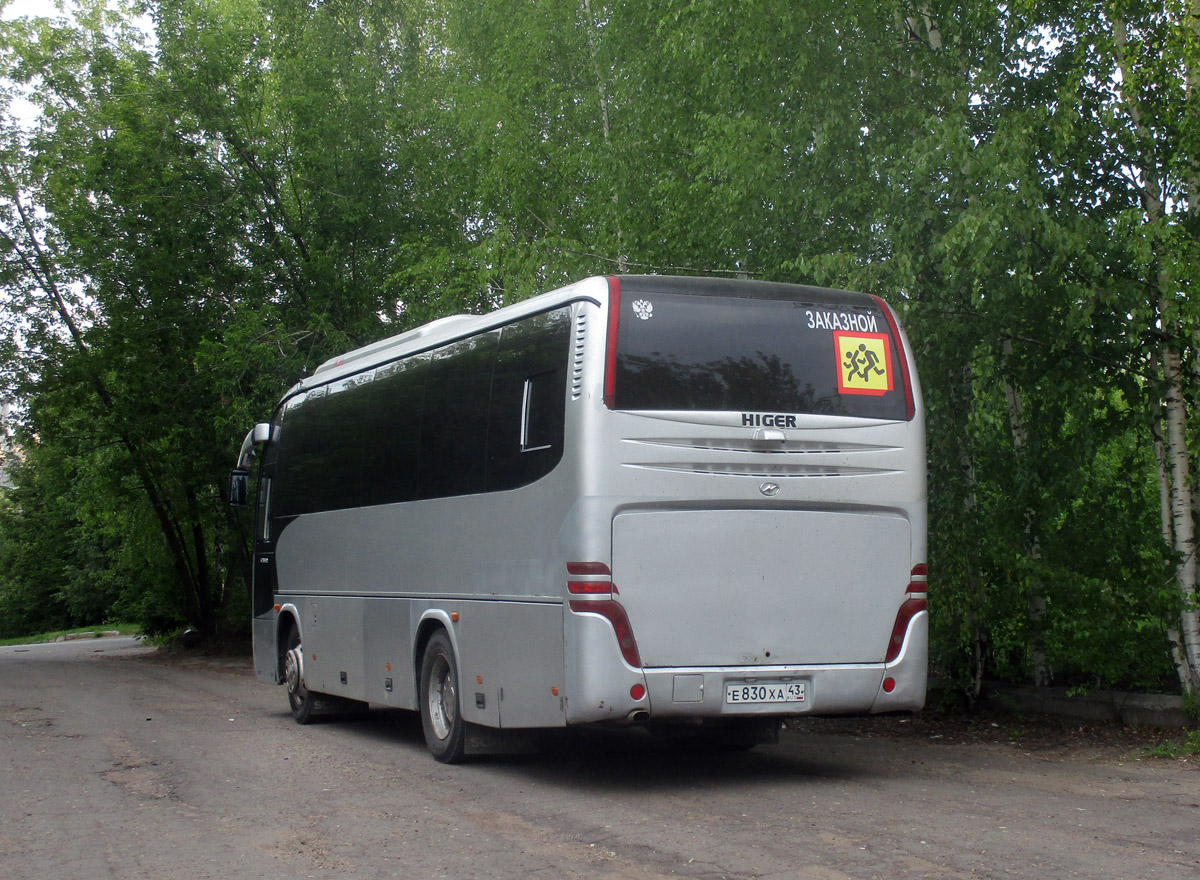 Кировская область, Higer KLQ6885Q № Е 830 ХА 43