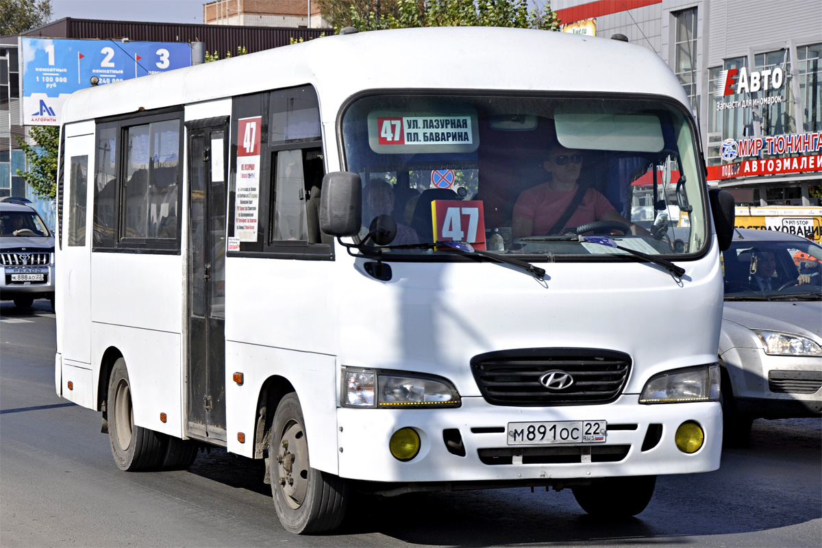 Алтайский край, Hyundai County SWB C08 (РЗГА) № М 891 ОС 22