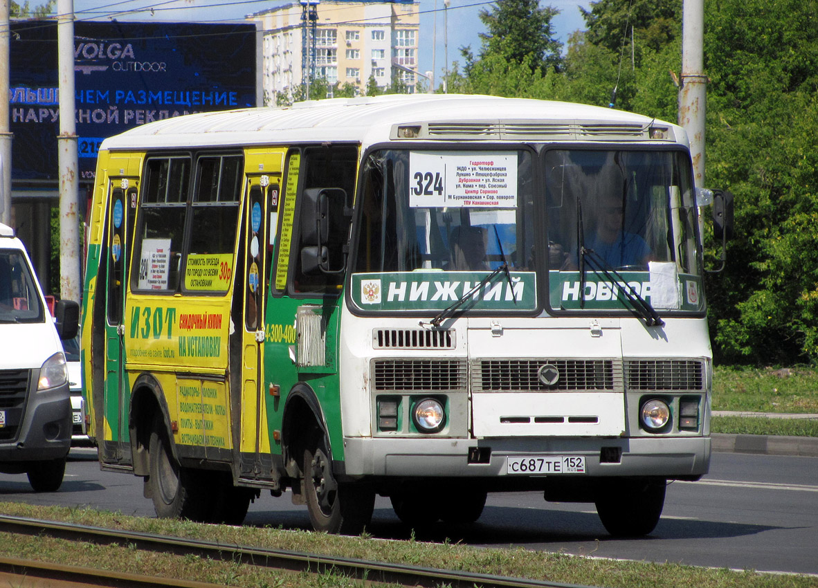 Нижегородская область, ПАЗ-32054 № С 687 ТЕ 152