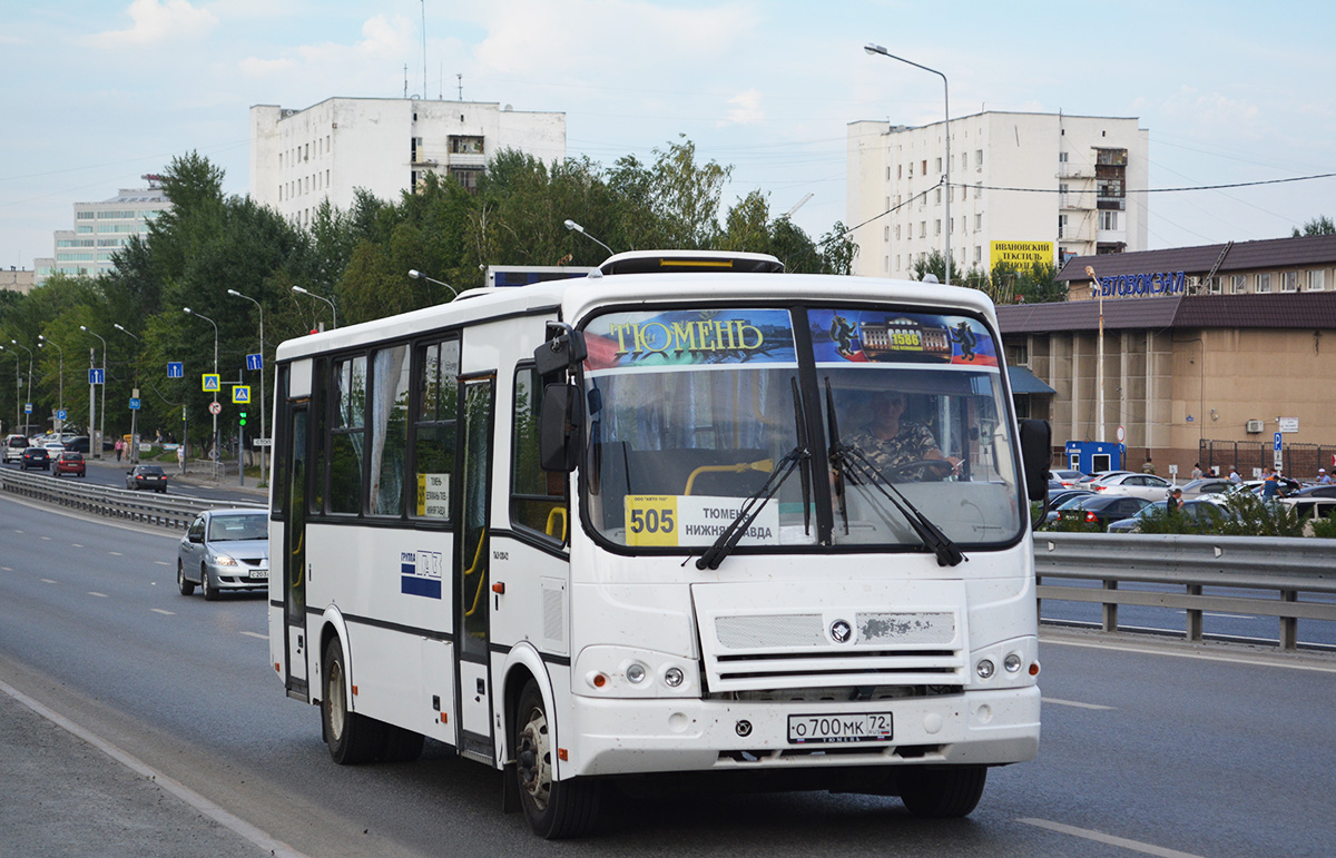 Тюменская область, ПАЗ-320412-05 № О 700 МК 72