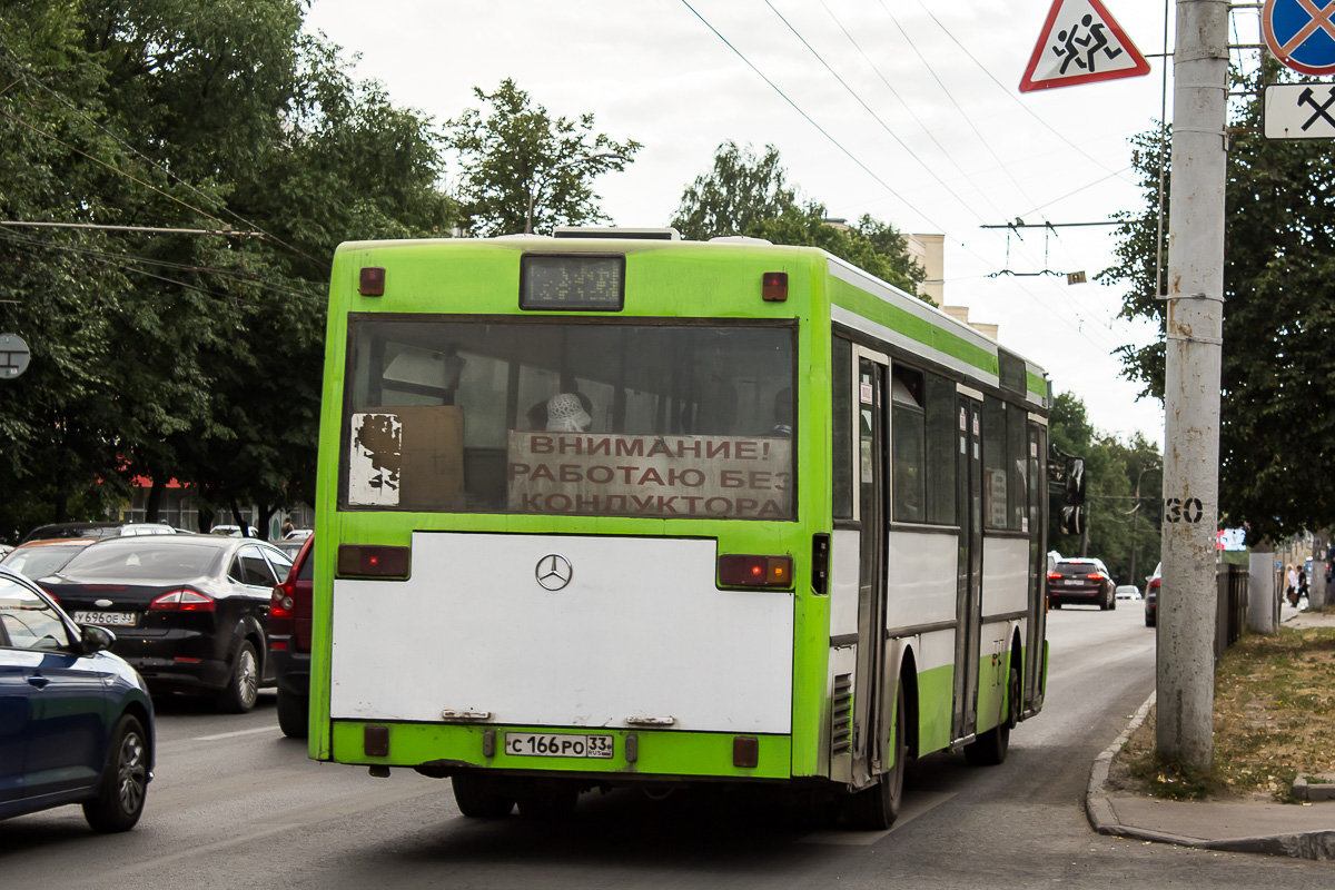 Владимирская область, Mercedes-Benz O405 № С 166 РО 33