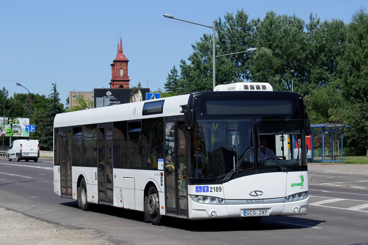Літва, Solaris Urbino III 12 hybrid № 2189