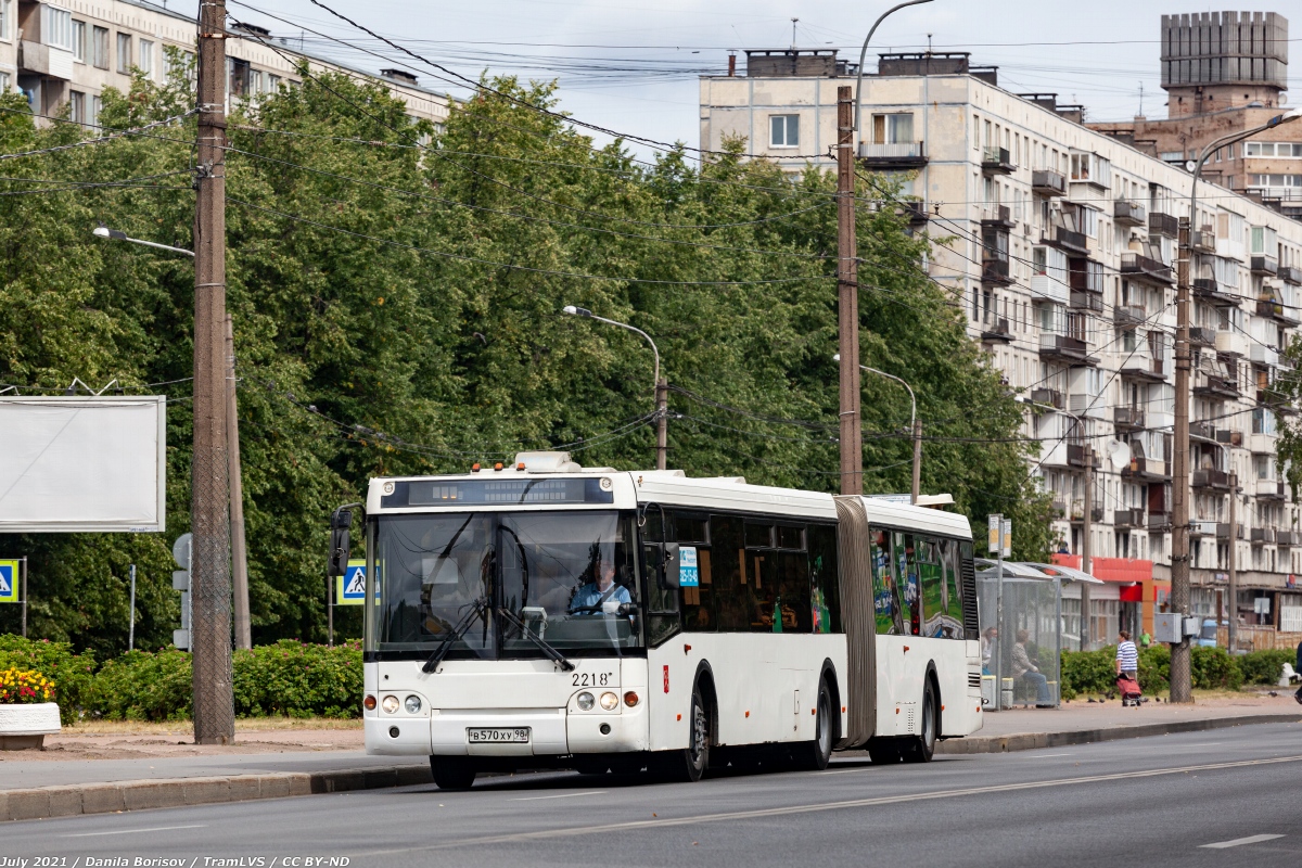 Санкт-Петербург, ЛиАЗ-6213.20 № 2218