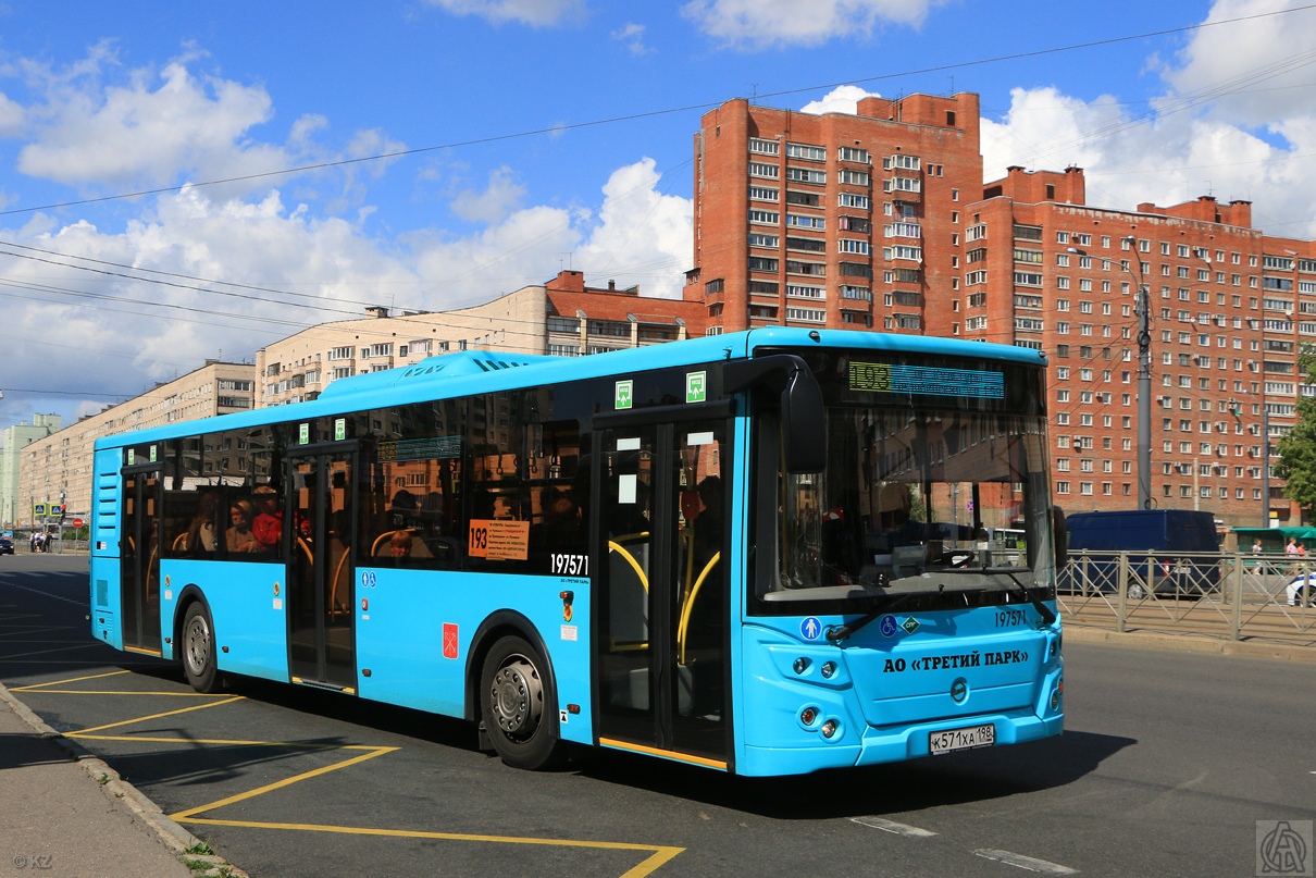 Санкт-Петербург, ЛиАЗ-5292.67 (LNG) № К 571 ХА 198