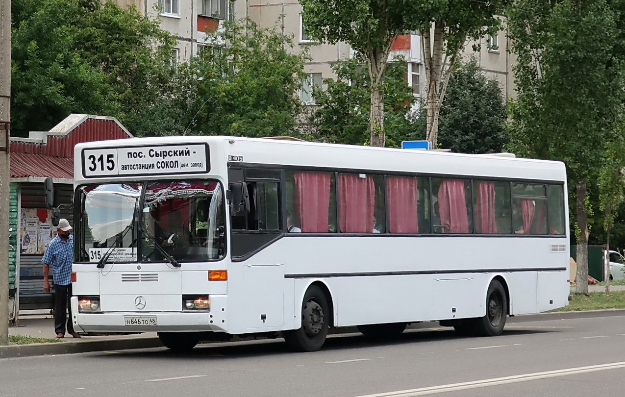 Липецкая область, Mercedes-Benz O405 № Н 646 ТО 48