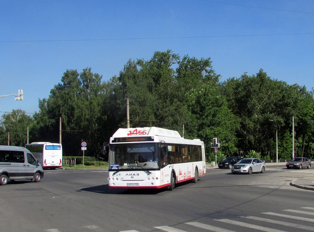 Вологодская область, ЛиАЗ-5292.67 (CNG) № 0501