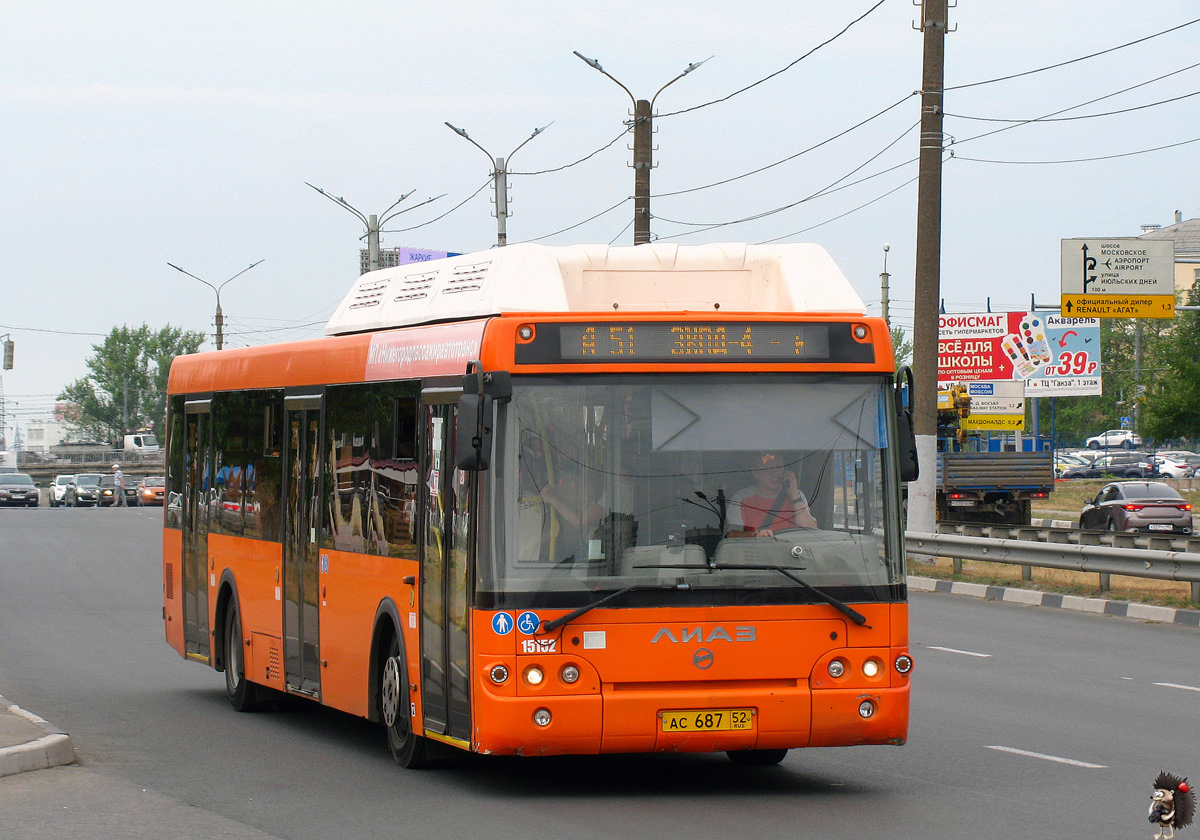 Nizhegorodskaya region, LiAZ-5292.67 (CNG) Nr. 15152