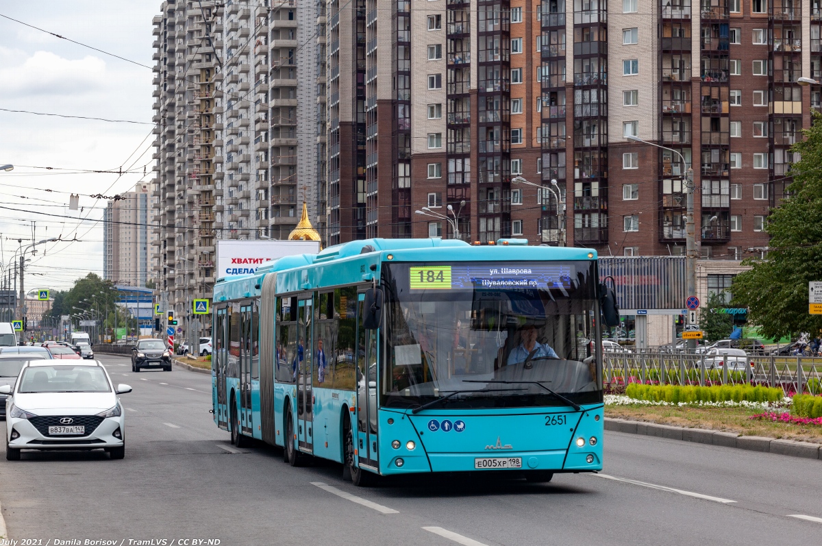 Санкт-Петербург, МАЗ-216.066 № 2651