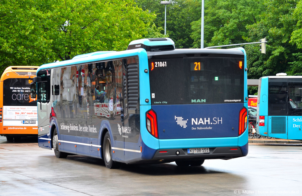 Шлезвиг-Гольштейн, MAN 12C Lion's City 12 NL330 EfficientHybrid № 21061