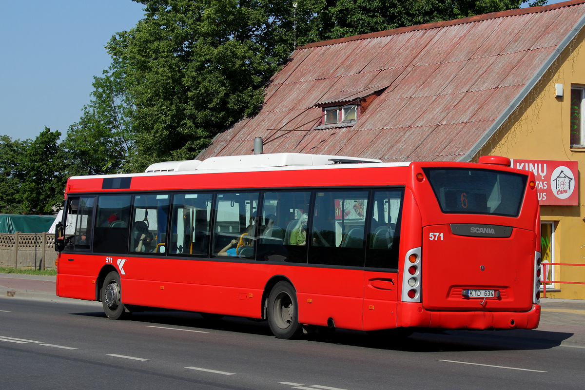 Литва, Scania OmniCity II № 571