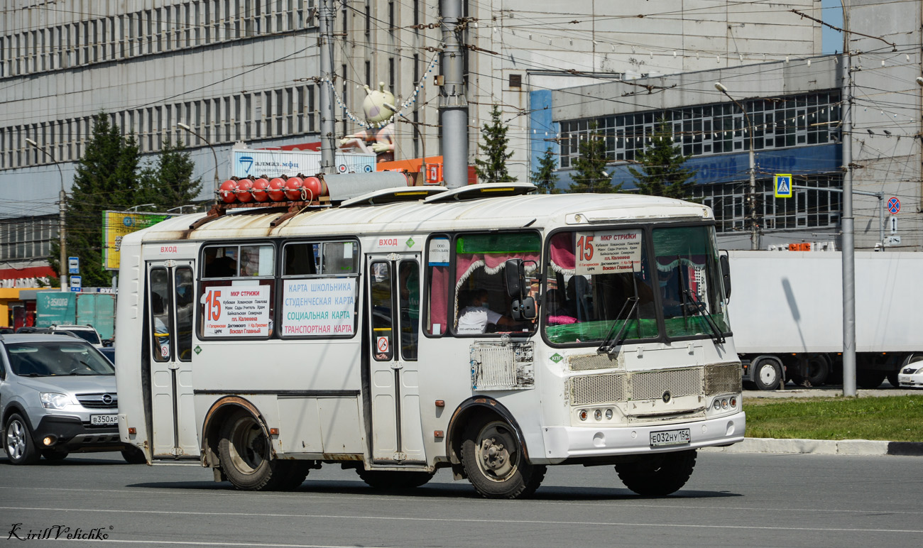 Новосибирская область, ПАЗ-32054 № Е 032 НУ 154