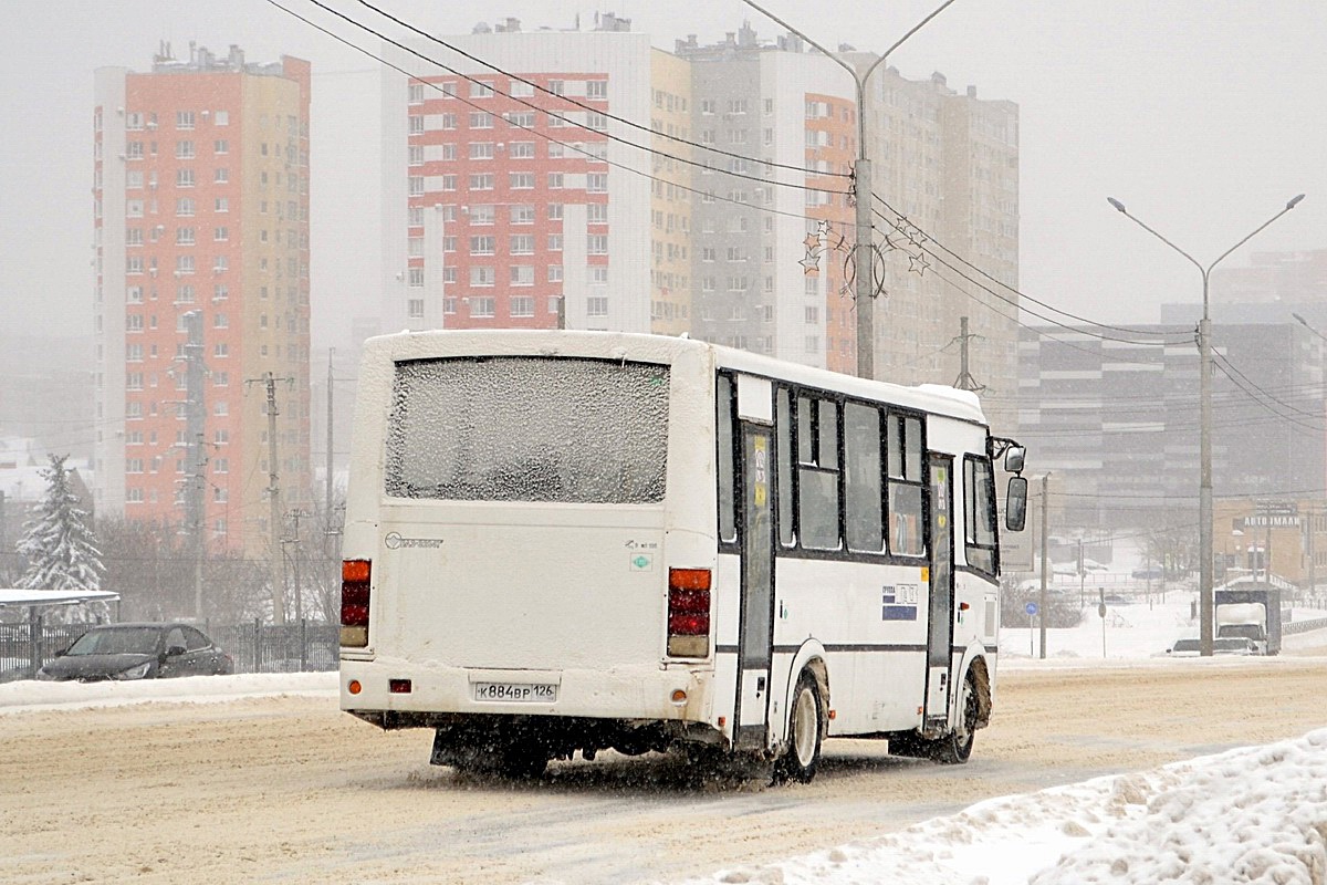 Ставропольский край, ПАЗ-320412-10 № К 884 ВР 126