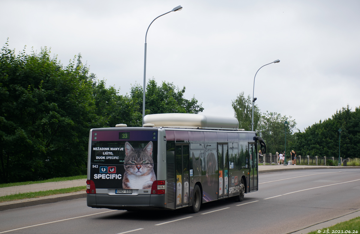 Литва, MAN A21 Lion's City NL273 CNG № 943