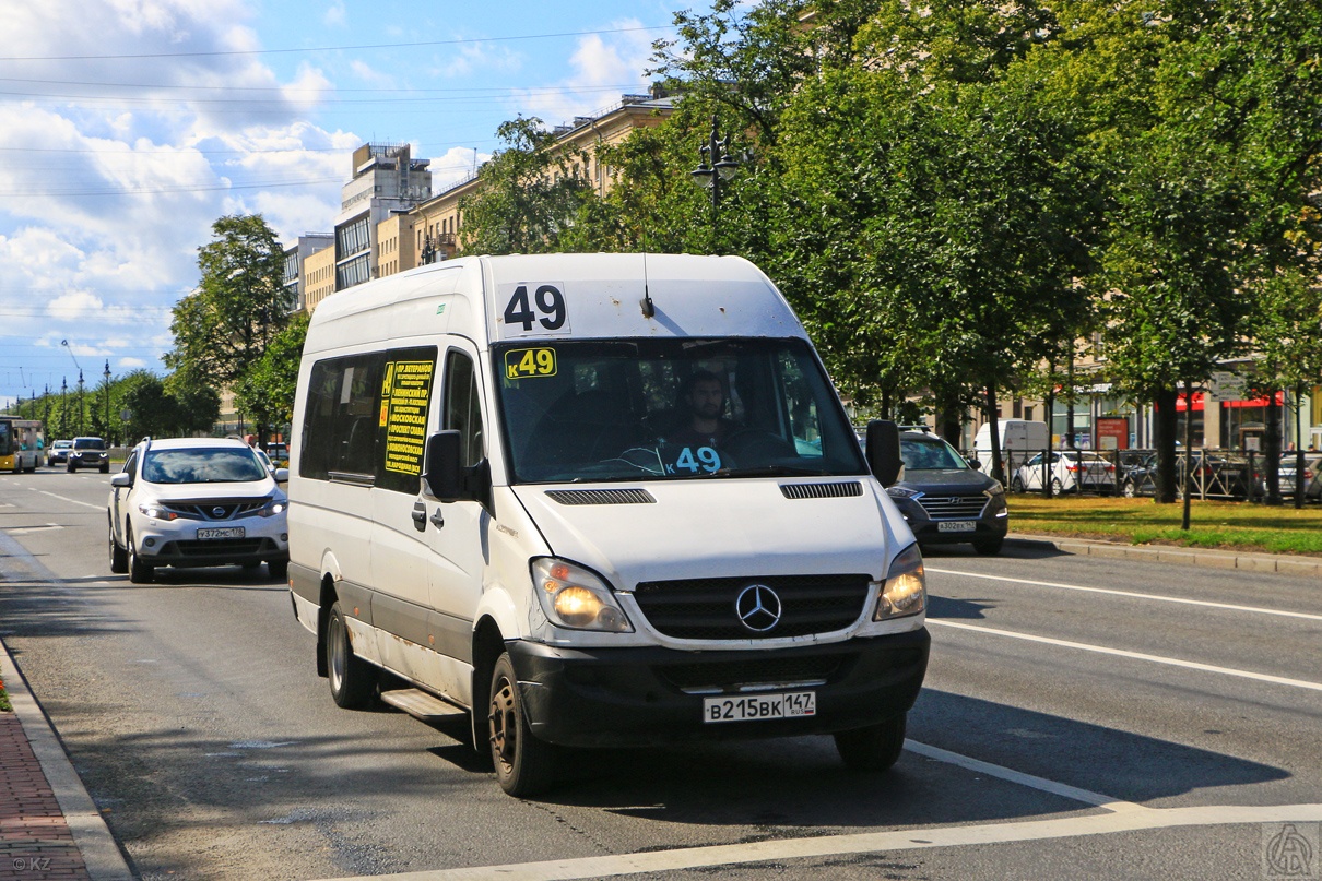 Санкт-Петербург, Луидор-22360C (MB Sprinter) № В 215 ВК 147