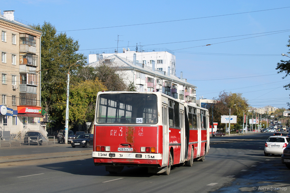 Челябинская область, Ikarus 280.08A № М 281 УХ 174