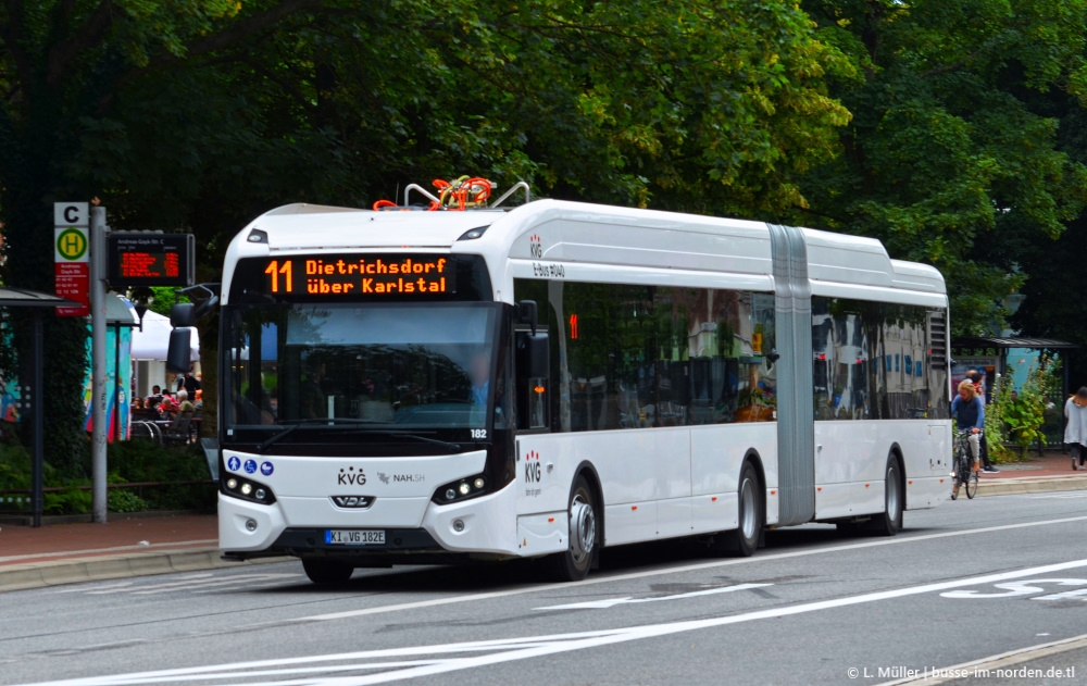 Шлезвиг-Гольштейн, VDL Citea SLFA-187 Electric № 182