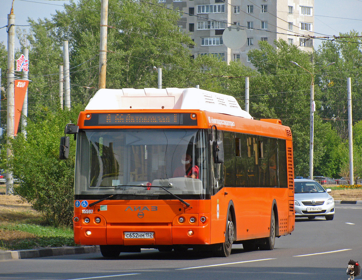 Нижегородская область, ЛиАЗ-5292.67 (CNG) № 15597