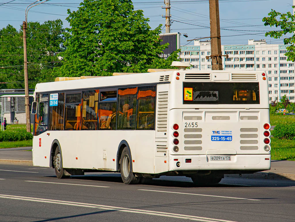 Санкт-Петербург, ЛиАЗ-5292.60 № 2655