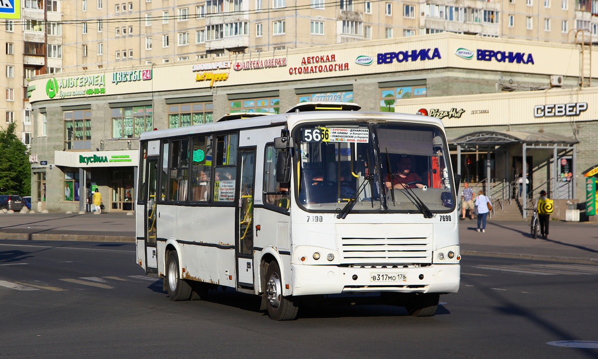 Санкт-Петербург, ПАЗ-320412-05 № 7690