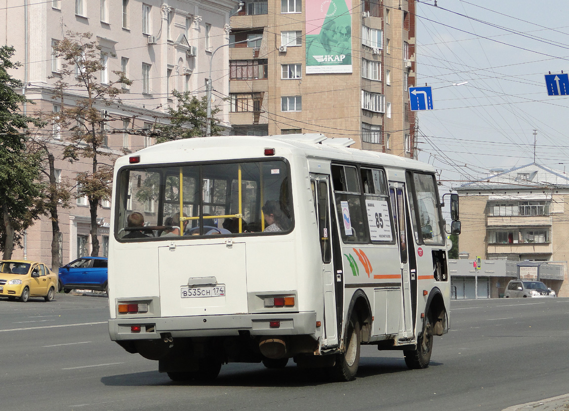 Челябинская область, ПАЗ-32054 № В 535 СН 174