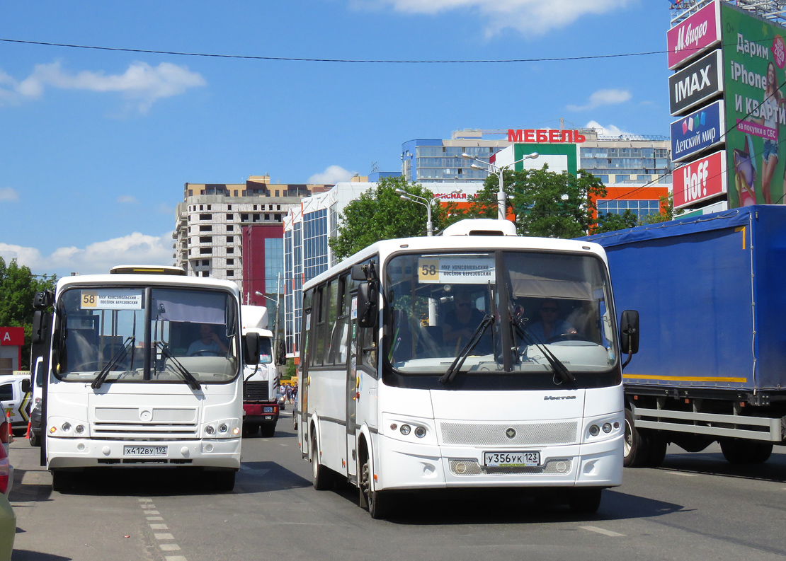 Краснодарский край, ПАЗ-320412-05 "Вектор" № У 356 УК 123