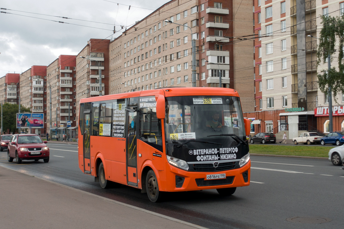 Санкт-Петербург, ПАЗ-320405-04 "Vector Next" № О 816 РЕ 198