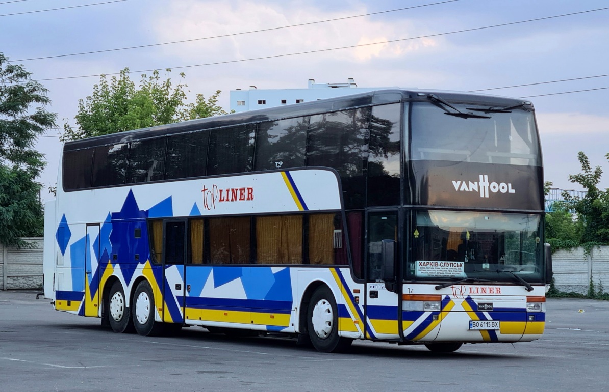 Тернопольская область, Van Hool TD927 Astromega № BO 6115 BX