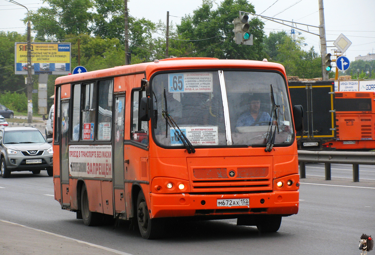 Нижегородская область, ПАЗ-320402-05 № М 672 АХ 152