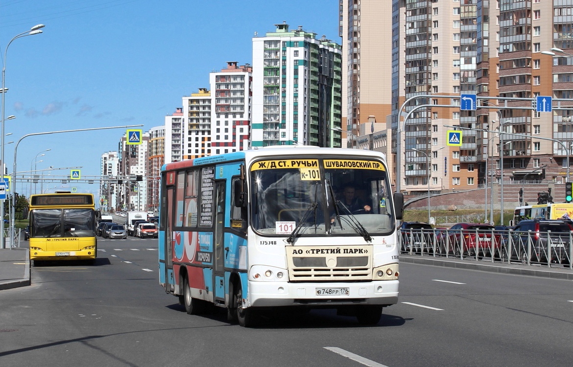 Санкт-Петербург, ПАЗ-320402-05 № В 748 РР 178