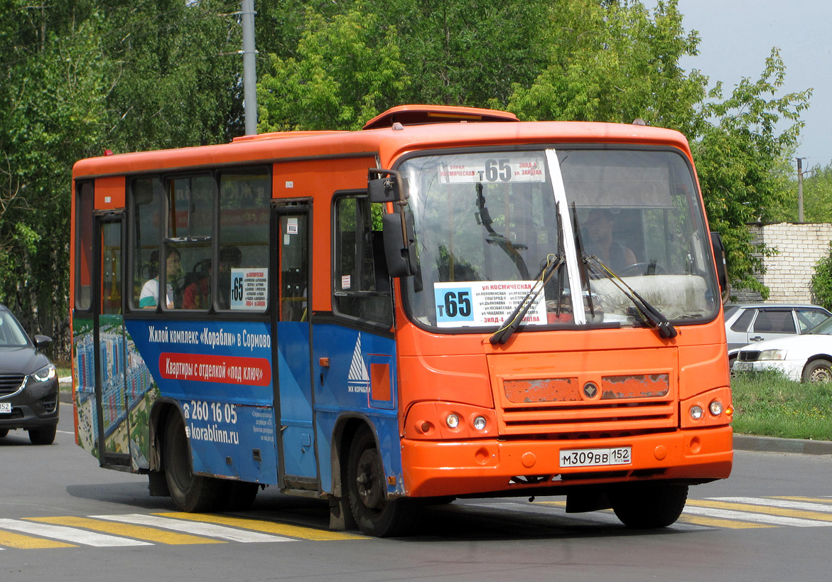 Нижегородская область, ПАЗ-320402-05 № М 309 ВВ 152