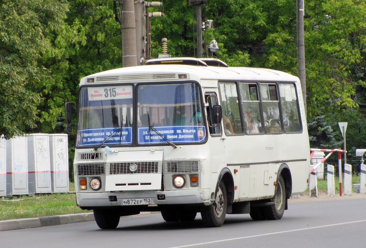 Нижегородская область, ПАЗ-32054 № Н 872 ЕР 152