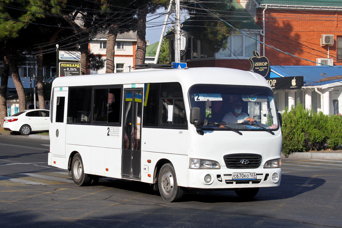 Краснодарский край, Hyundai County LWB C09 (ТагАЗ) № С 670 КО 123