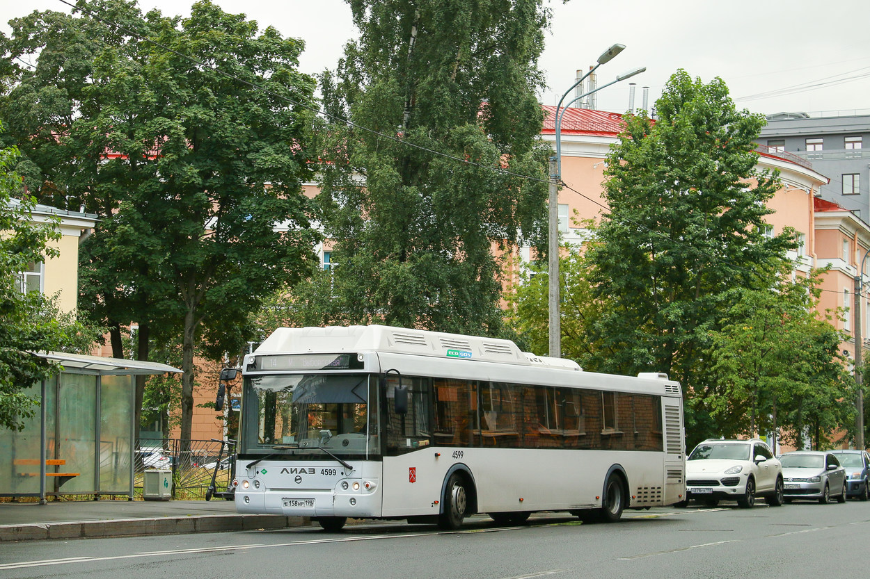 Санкт-Петербург, ЛиАЗ-5292.67 (CNG) № 4599