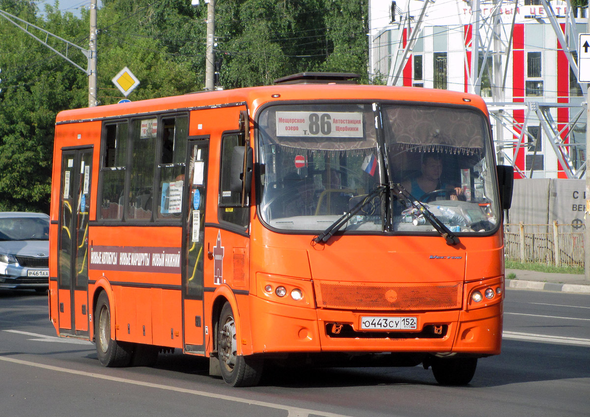 Нижегородская область, ПАЗ-320414-05 "Вектор" № О 443 СУ 152