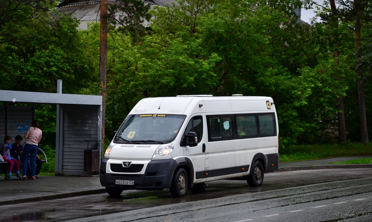 Новосибирская область, Нижегородец-2227SK (Peugeot Boxer) № В 653 ЕВ 154