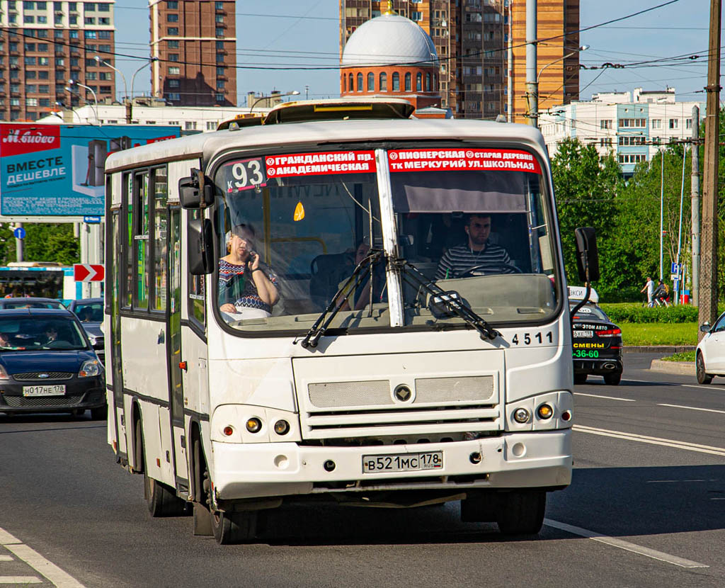 Санкт-Петербург, ПАЗ-320402-05 № n511