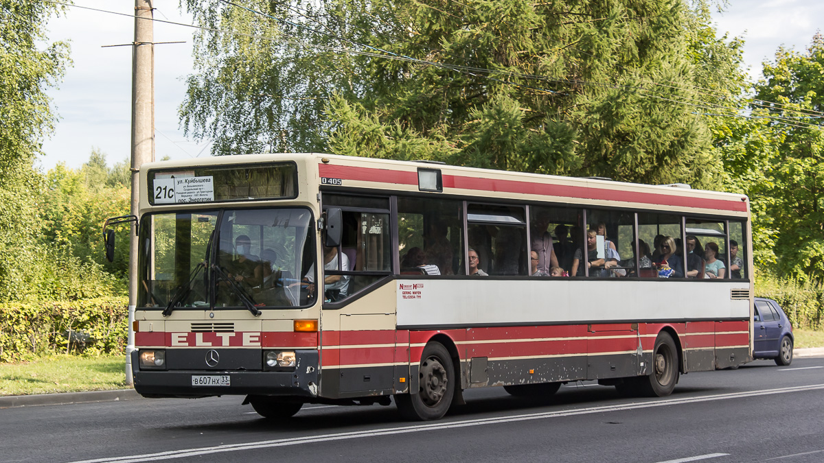 Obwód włodzimierski, Mercedes-Benz O405 Nr В 607 НХ 33