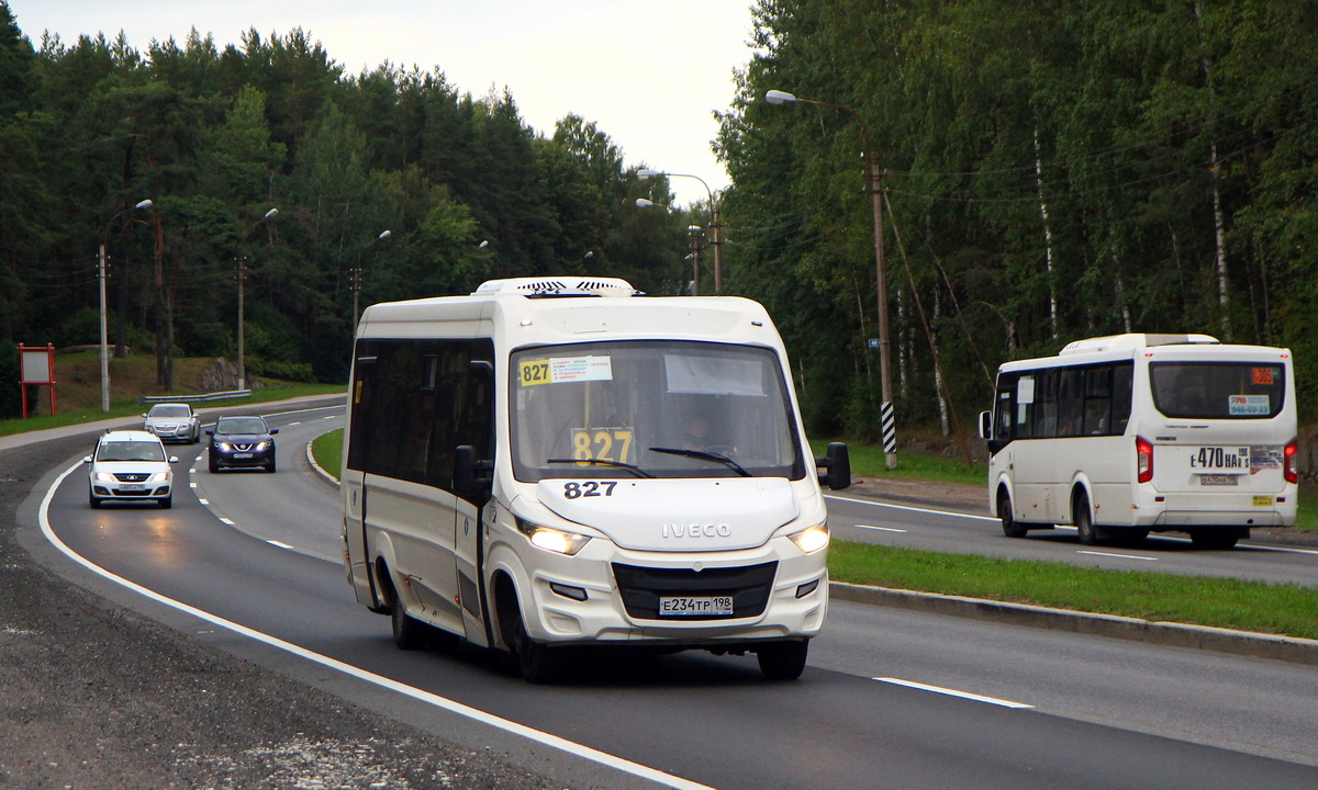 Санкт-Петербург, Нижегородец-VSN700 (IVECO) № Е 234 ТР 198; Санкт-Петербург, ПАЗ-320435-04 "Vector Next" № Е 470 НА 198