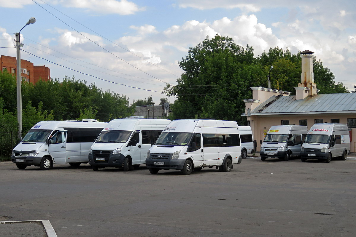 Chuvashia, GAZ-A65R35 Next # Е 970 РМ 21; Chuvashia, Nizhegorodets-222708  (Ford Transit) # К 906 НВ 21; Chuvashia — Miscellaneous photos