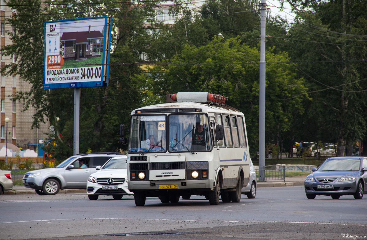 Tomsk region, PAZ-32054 # ВС 478 70