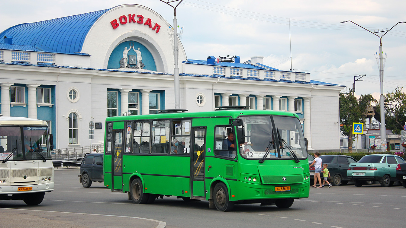 Свердловская область, ПАЗ-320412-04 "Вектор" № КА 686 66